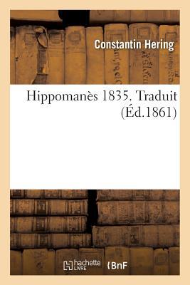 Vorderes Coverbild Hippomanès, 1835. Traduit