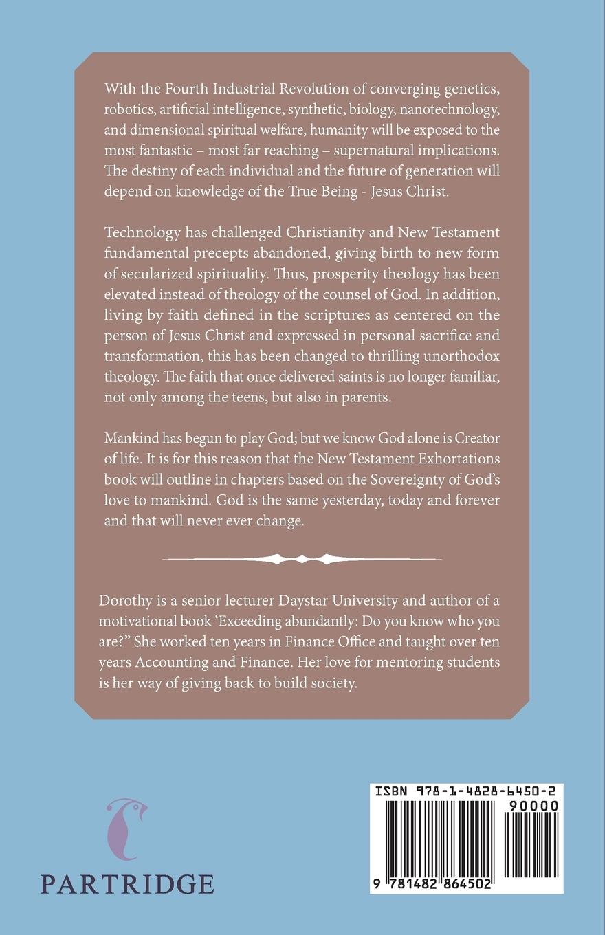 Rückseitencover New Testament Exhortations