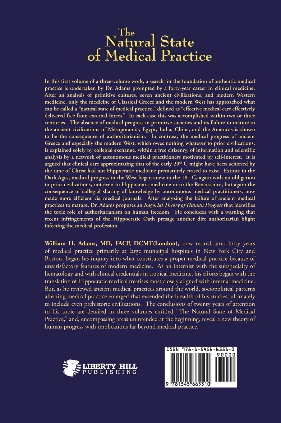 Rückseitencover The Natural State of Medical Practice - Volume 1