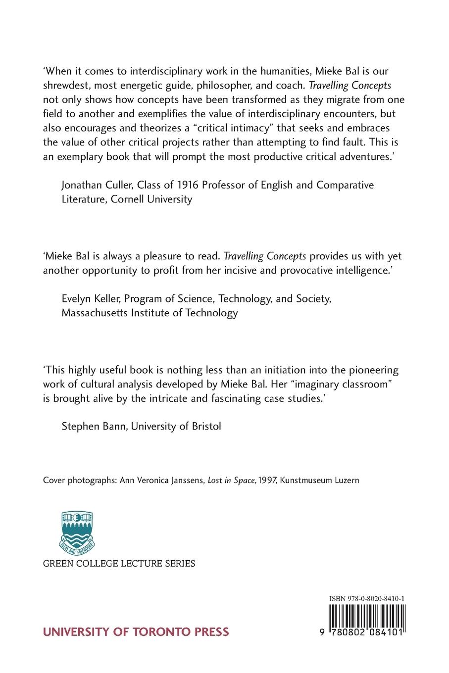 Rückseitencover Travelling Concepts in the Humanities