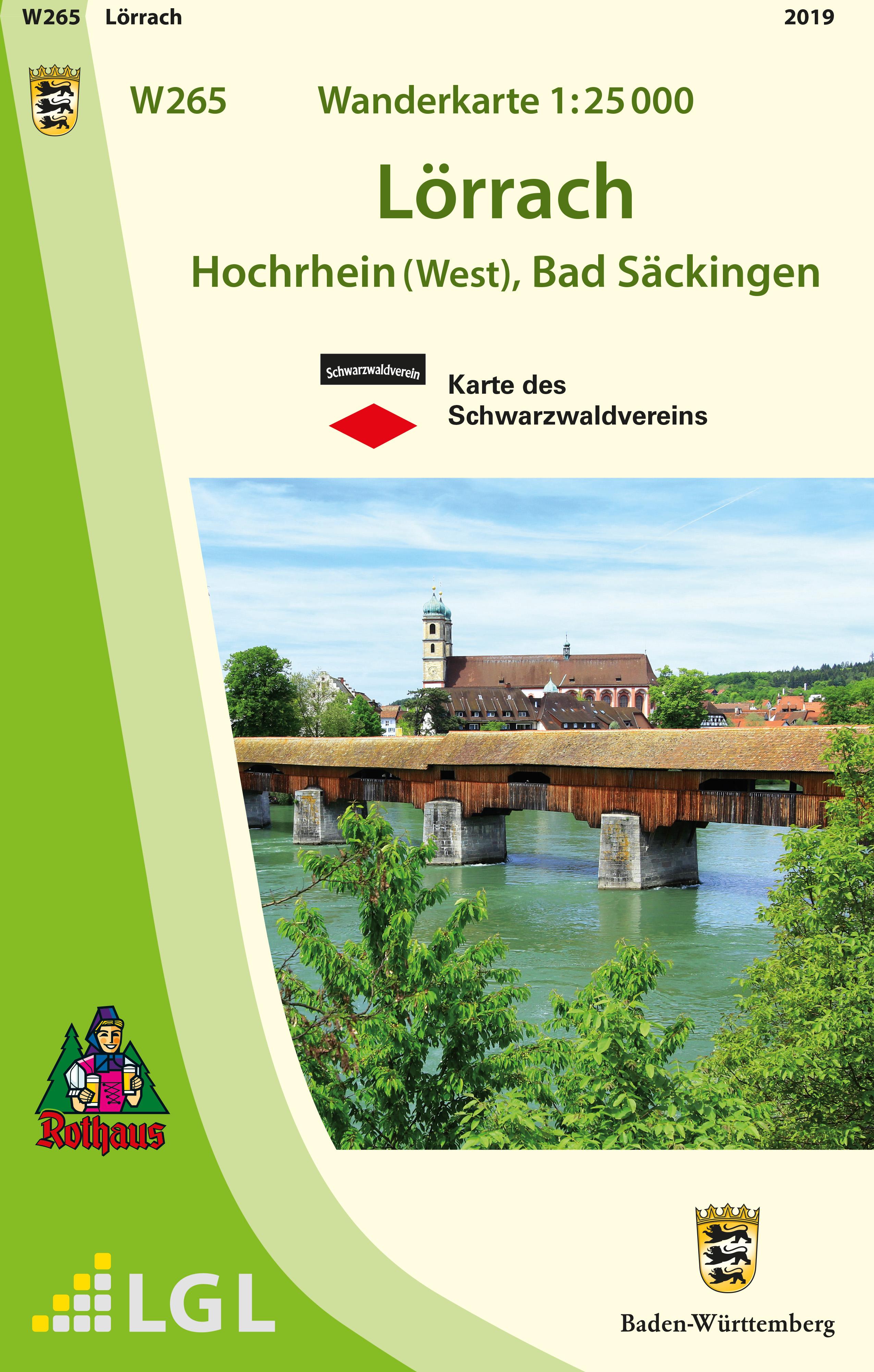 Vorderes Coverbild Lörrach 1:25 000