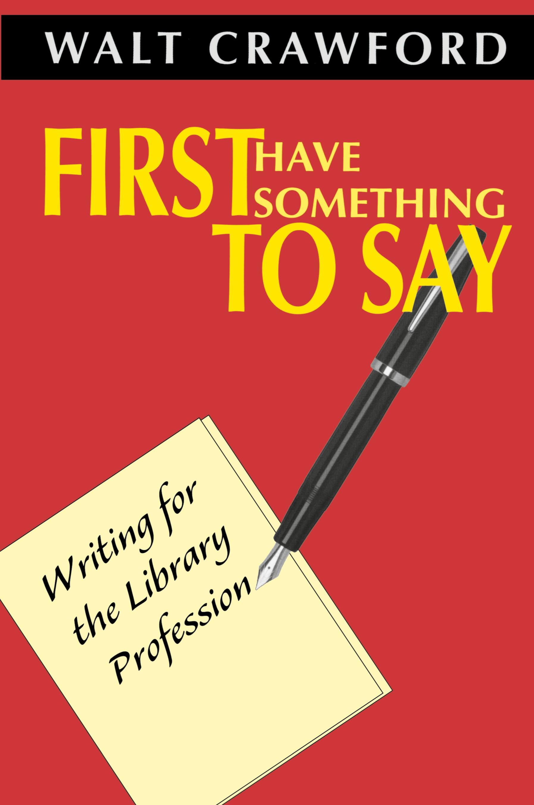 Vorderes Coverbild First Have Something to Say