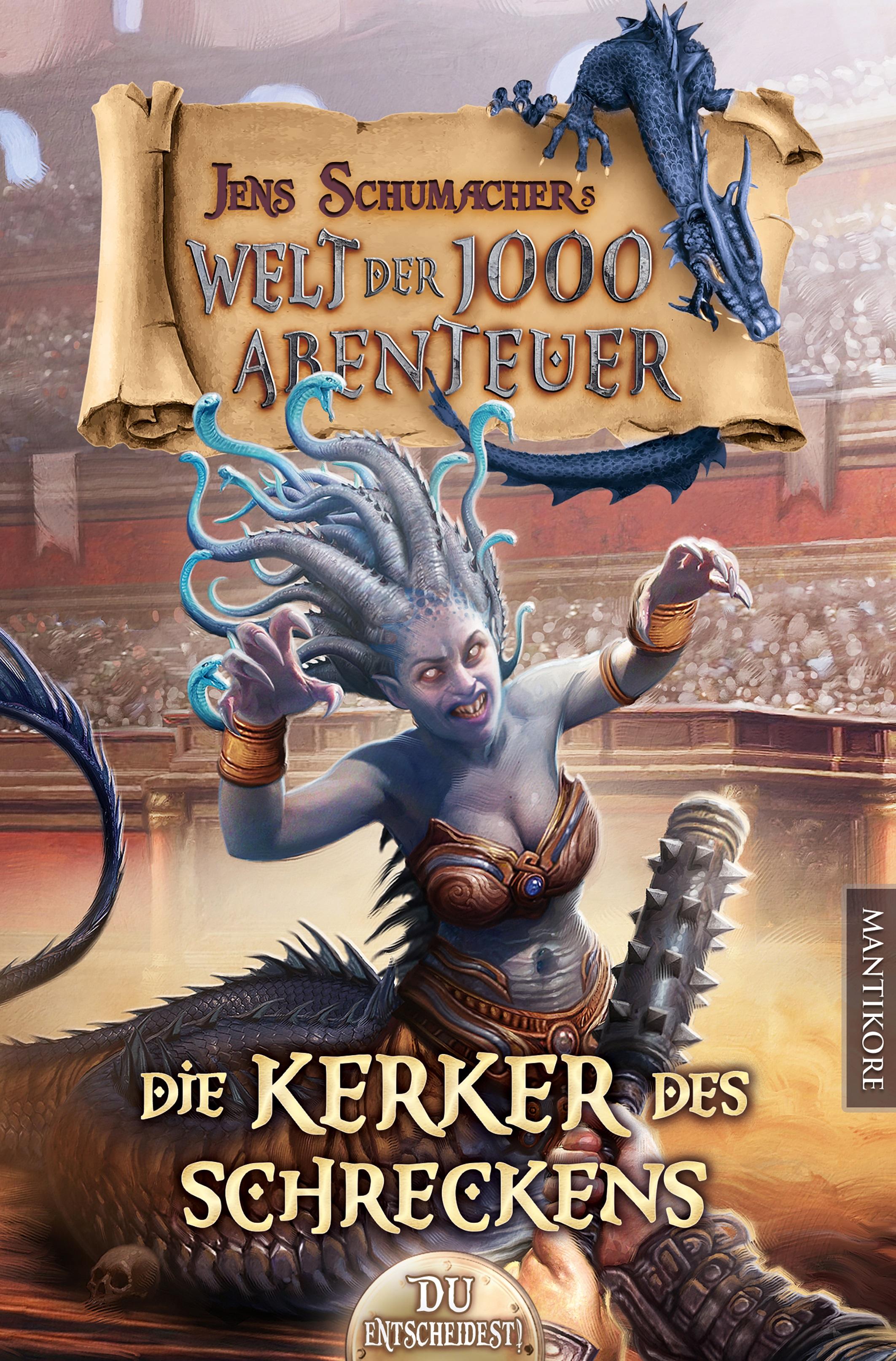 Vorderes Coverbild Die Welt der 1000 Abenteuer - Die Kerker des Schreckens: Ein Fantasy-Spielbuch
