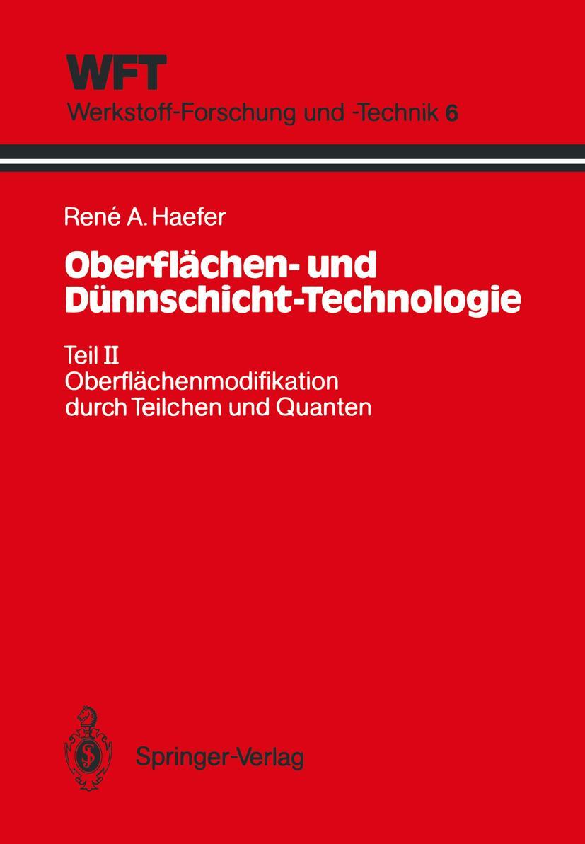 Vorderes Coverbild Oberflächen- und Dünnschicht-Technologie