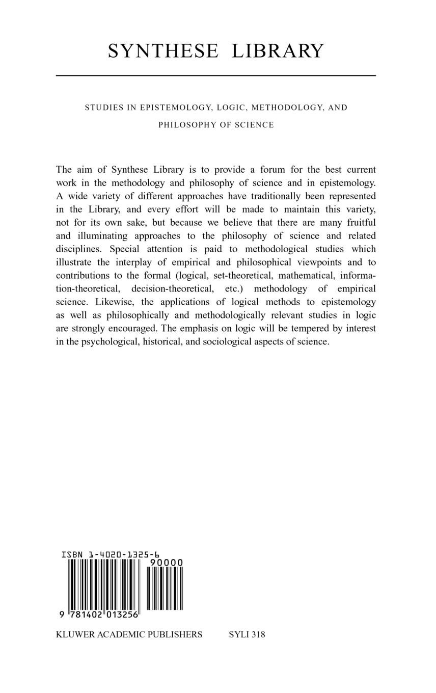 Rückseitencover Husserl's Logical Investigations