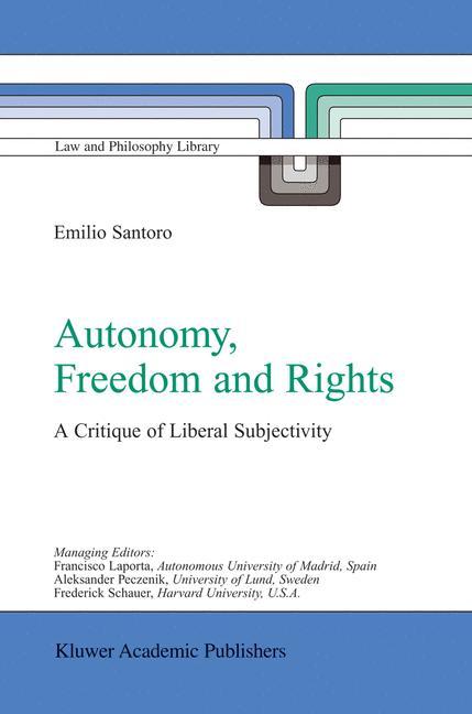 Vorderes Coverbild Autonomy, Freedom and Rights