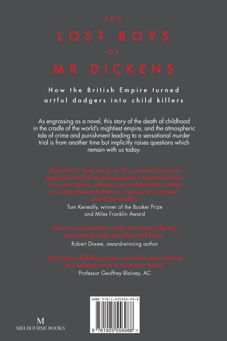 Rückseitencover The Lost Boys of Mr Dickens