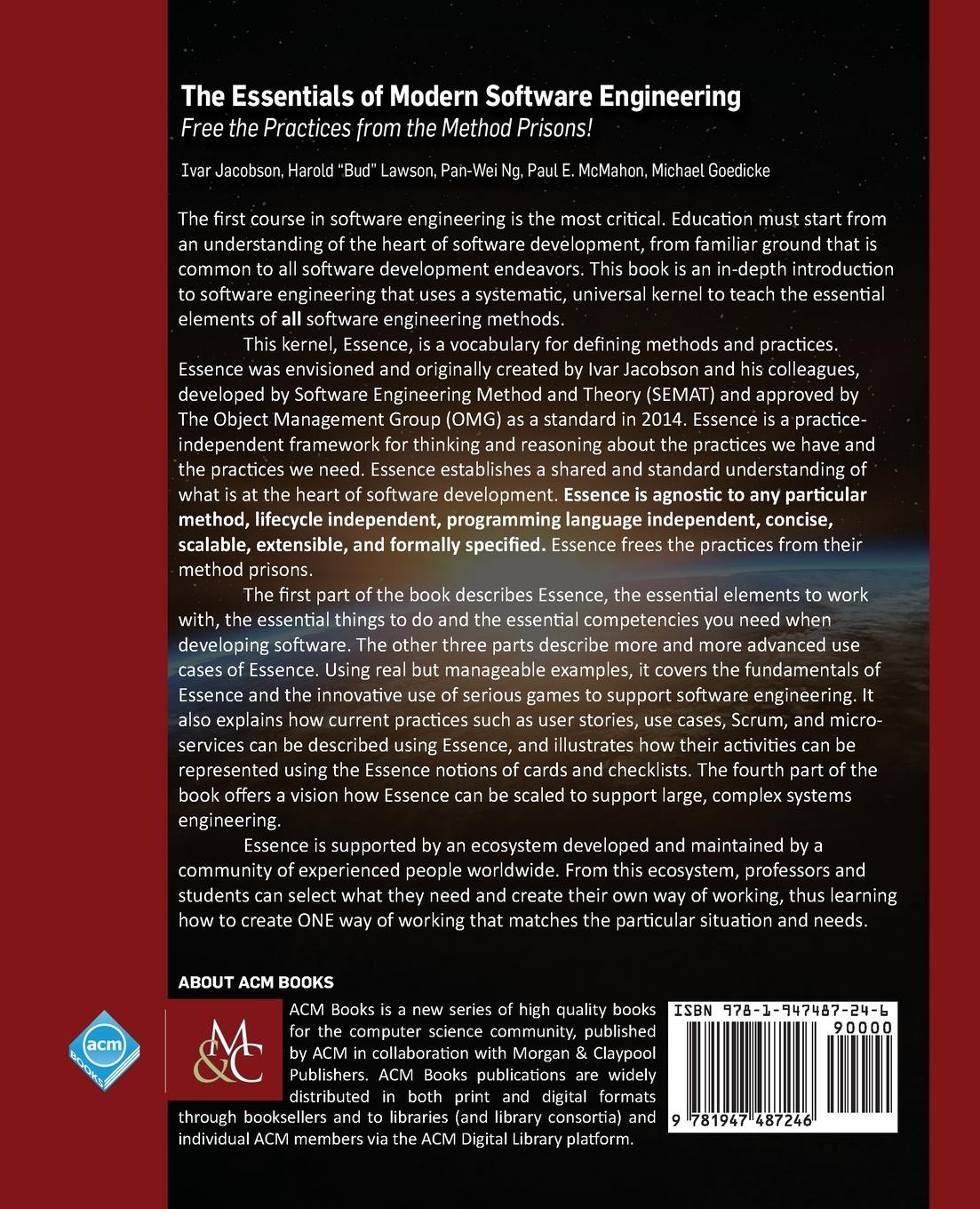 Rückseitencover The Essentials of Modern Software Engineering