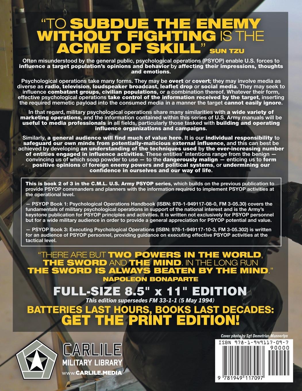 Rückseitencover US Army PSYOP Book 2 - Implementing Psychological Operations