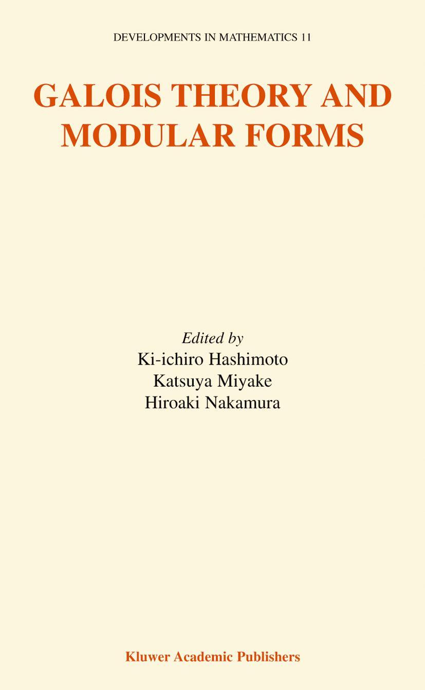 Vorderes Coverbild Galois Theory and Modular Forms