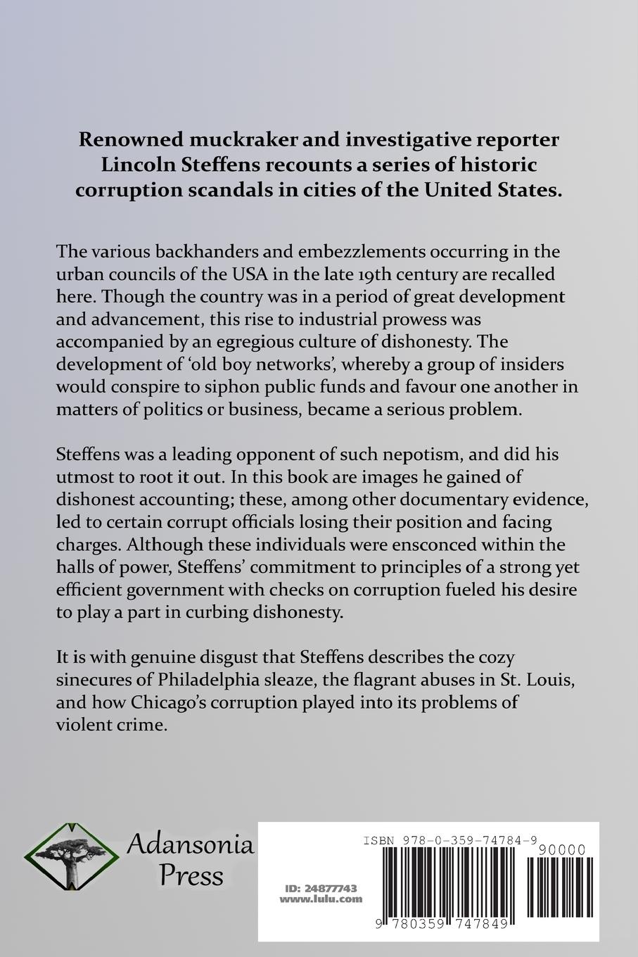 Rückseitencover The Shame of the Cities