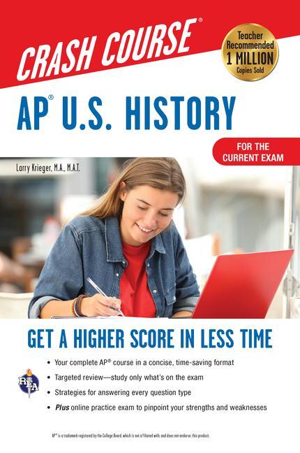 Vorderes Coverbild AP U.S. History Crash Course, Book + Online