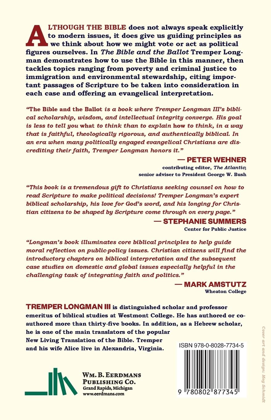 Rückseitencover The Bible and the Ballot