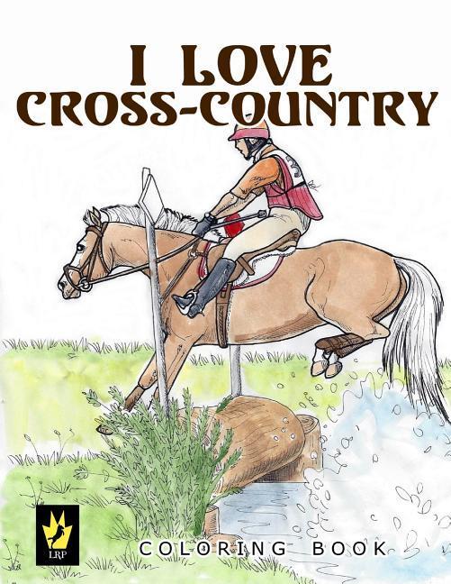 Vorderes Coverbild I Love Cross-Country Coloring Book