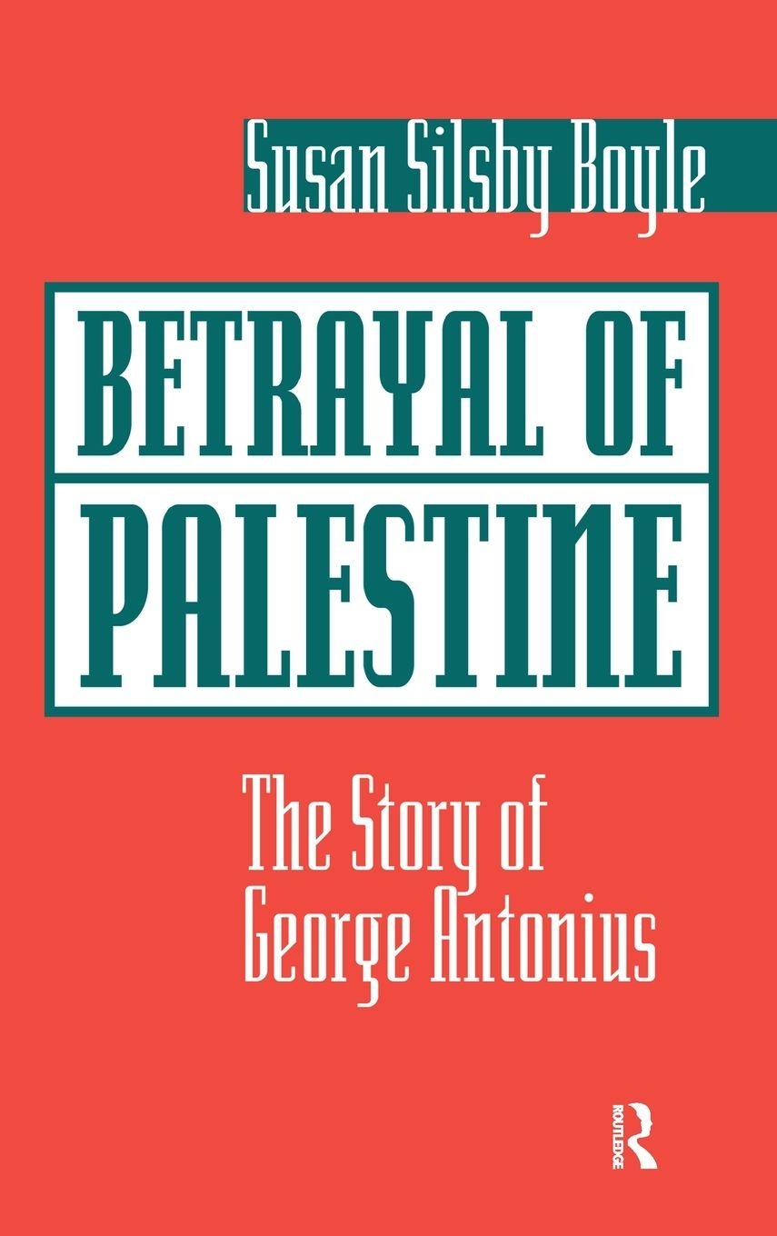 Vorderes Coverbild Betrayal Of Palestine