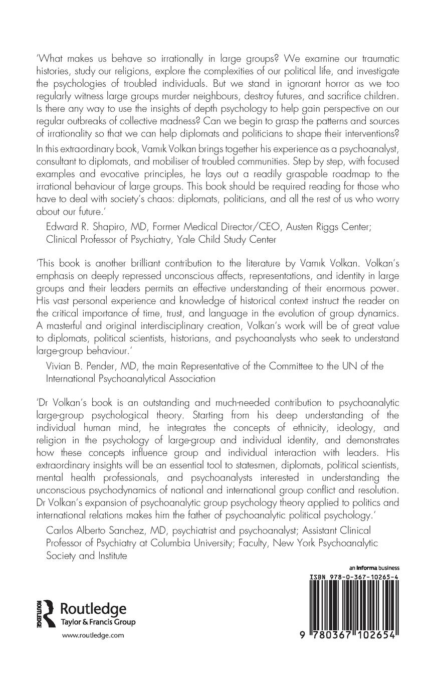 Rückseitencover Psychoanalysis, International Relations, and Diplomacy