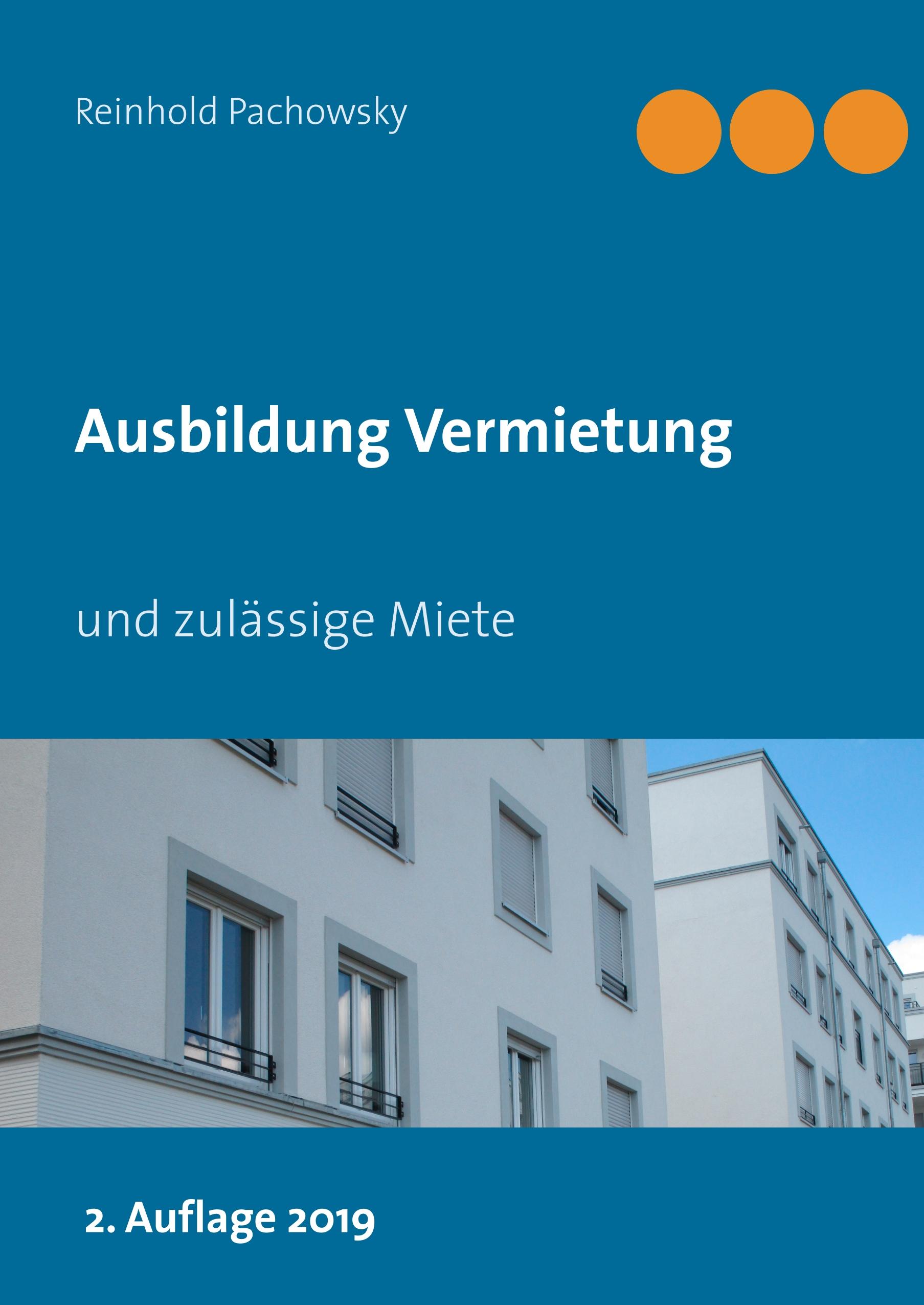 Vorderes Coverbild Ausbildung Vermietung