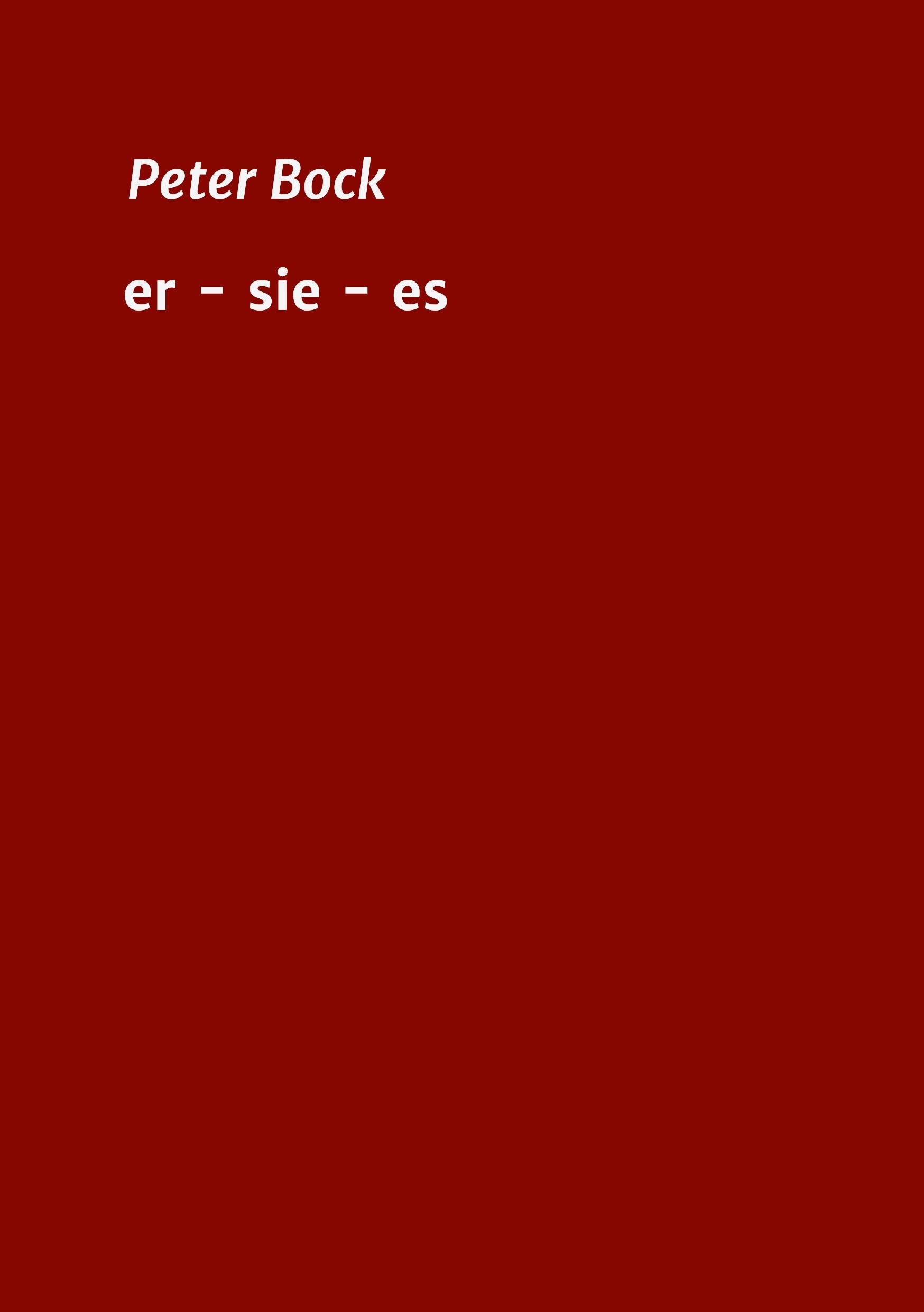 Vorderes Coverbild er - sie - es