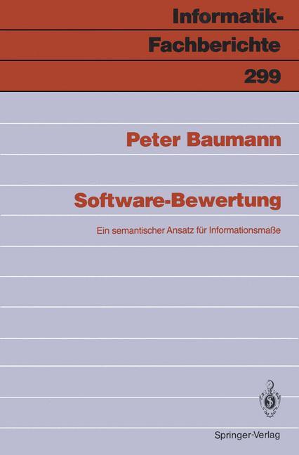 Vorderes Coverbild Software-Bewertung