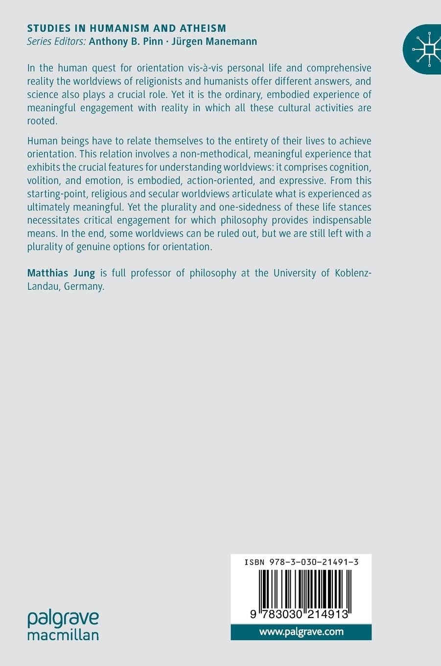 Rückseitencover Science, Humanism, and Religion