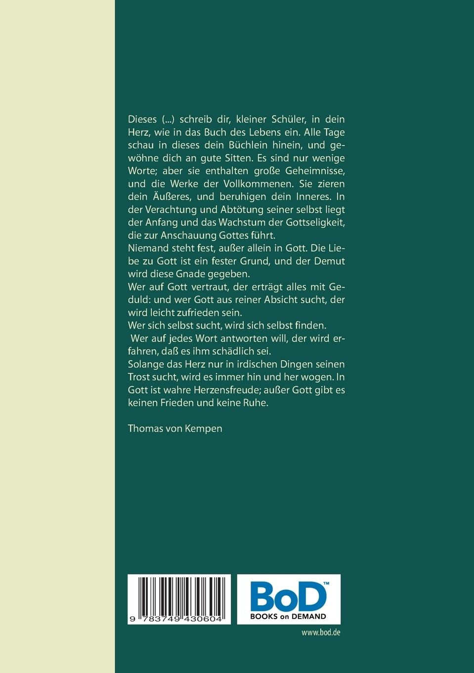 Rückseitencover Liliental - Kleine mystische Schriften