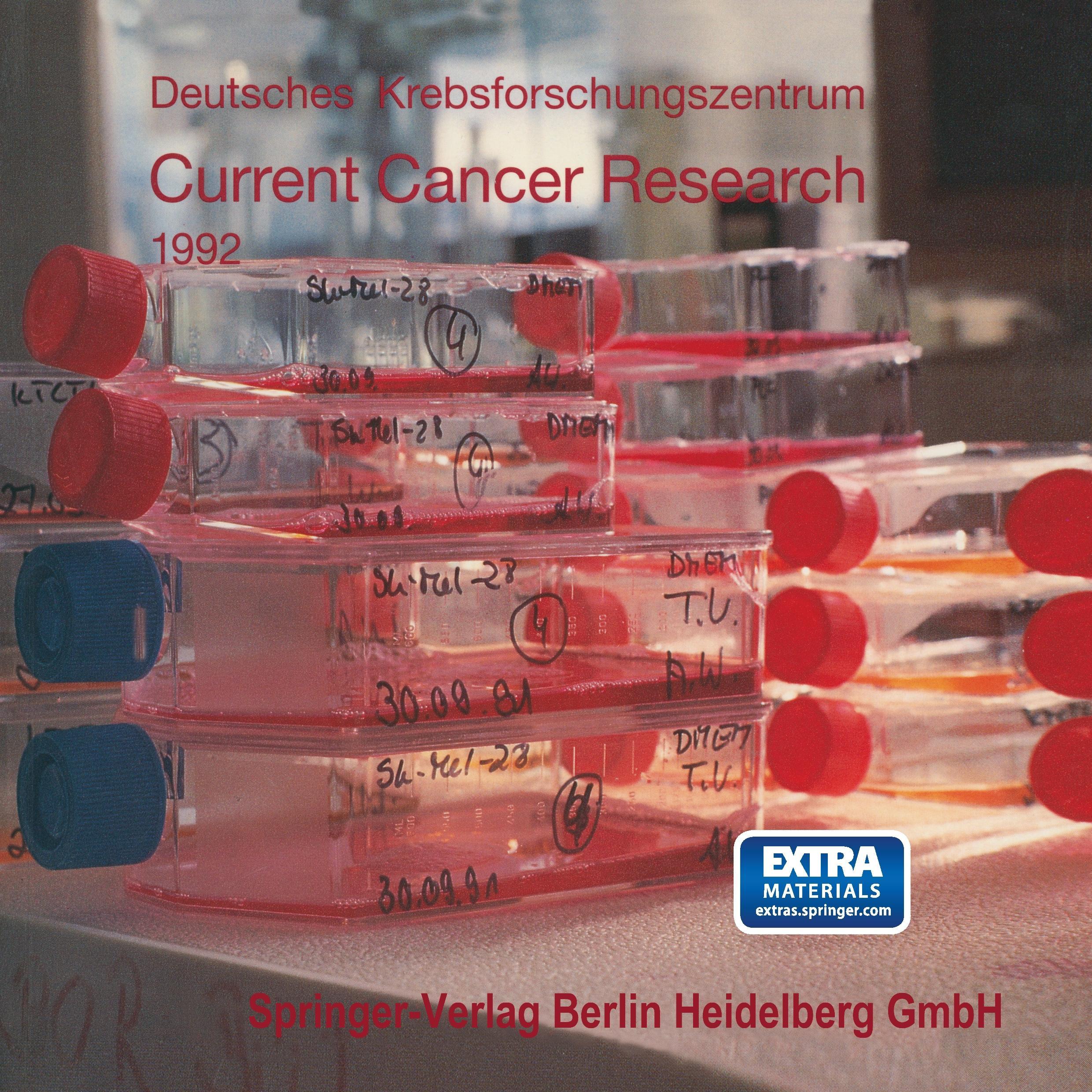 Vorderes Coverbild Current Cancer Research 1992