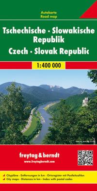 Vorderes Coverbild Tschechische Republik / Slowakische Republik  1 : 400 000. Autokarte