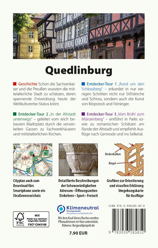 Rückseitencover Quedlinburg - Der Stadtführer