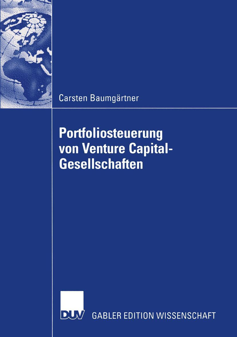 Vorderes Coverbild Portfoliosteuerung von Venture Capital-Gesellschaften