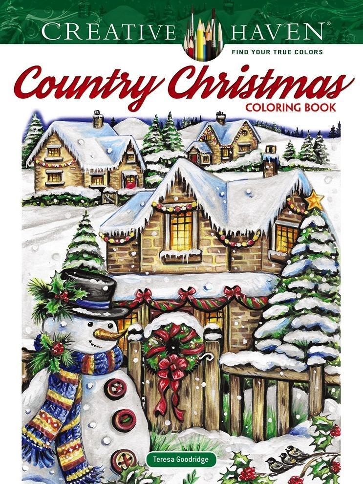 Vorderes Coverbild Creative Haven Country Christmas Coloring Book