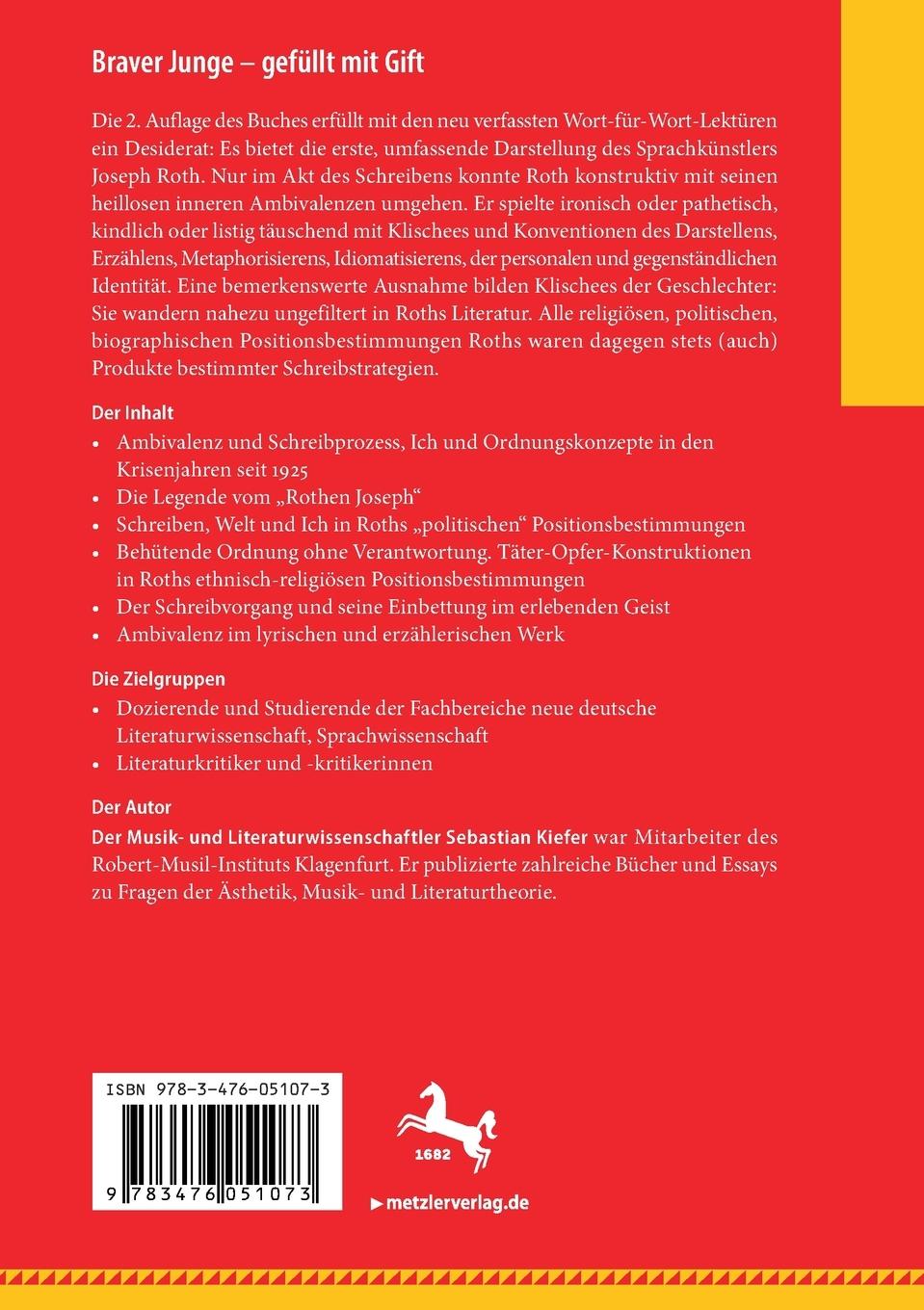 Rückseitencover Braver Junge - gefüllt mit Gift