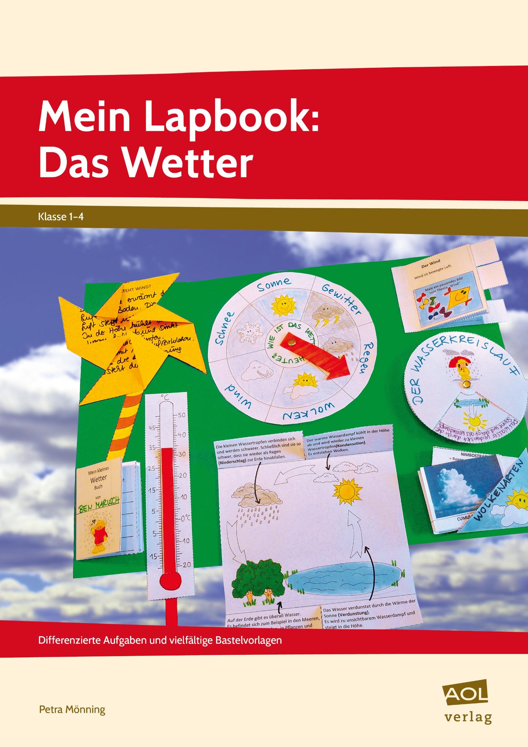 Vorderes Coverbild Mein Lapbook: Das Wetter