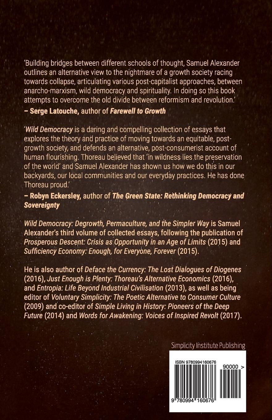 Rückseitencover Wild Democracy