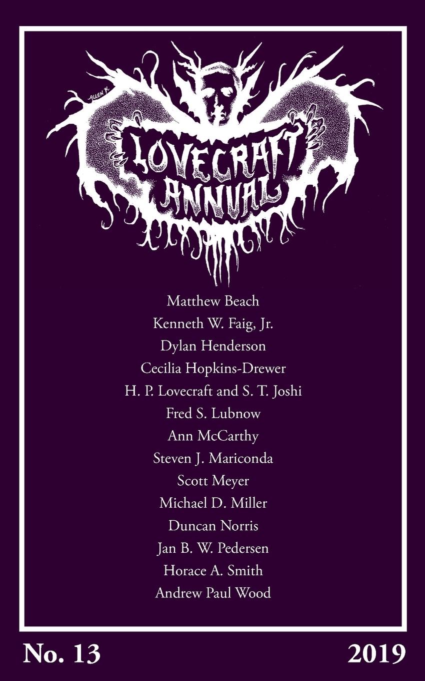 Vorderes Coverbild Lovecraft Annual No. 13 (2019)