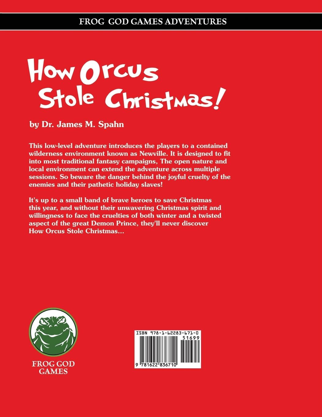 Rückseitencover How Orcus Stole Christmas - 5E