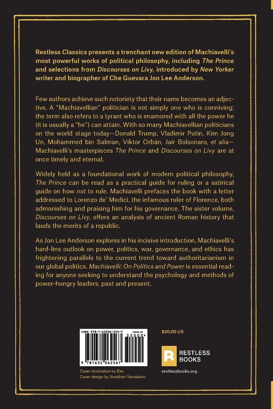 Rückseitencover Machiavelli