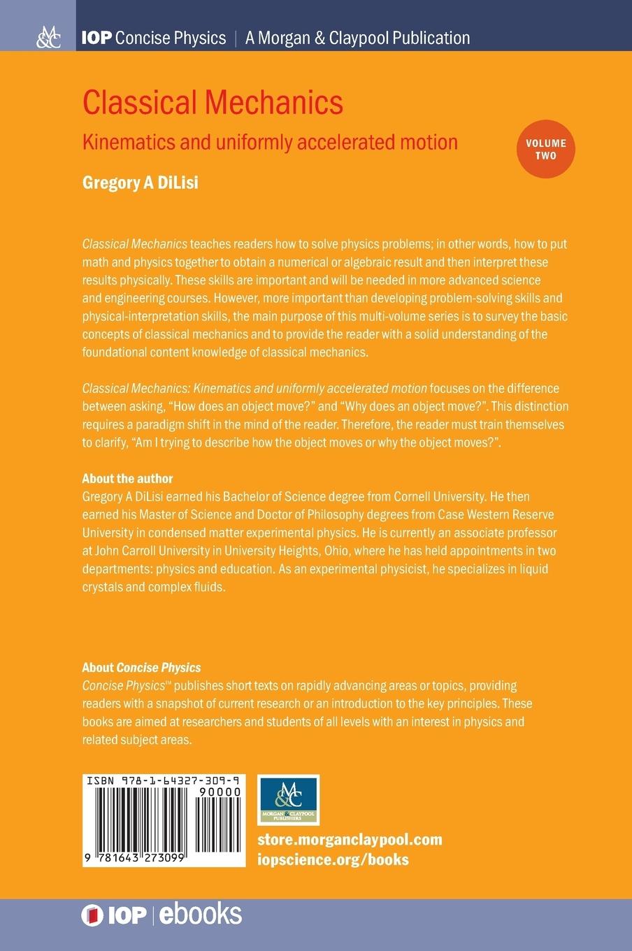 Rückseitencover Classical Mechanics, Volume 2