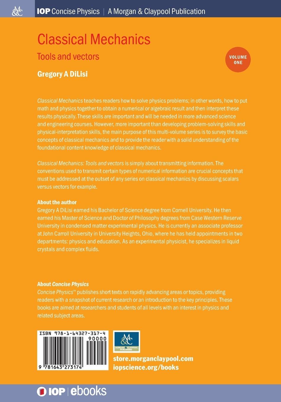 Rückseitencover Classical Mechanics, Volume 1