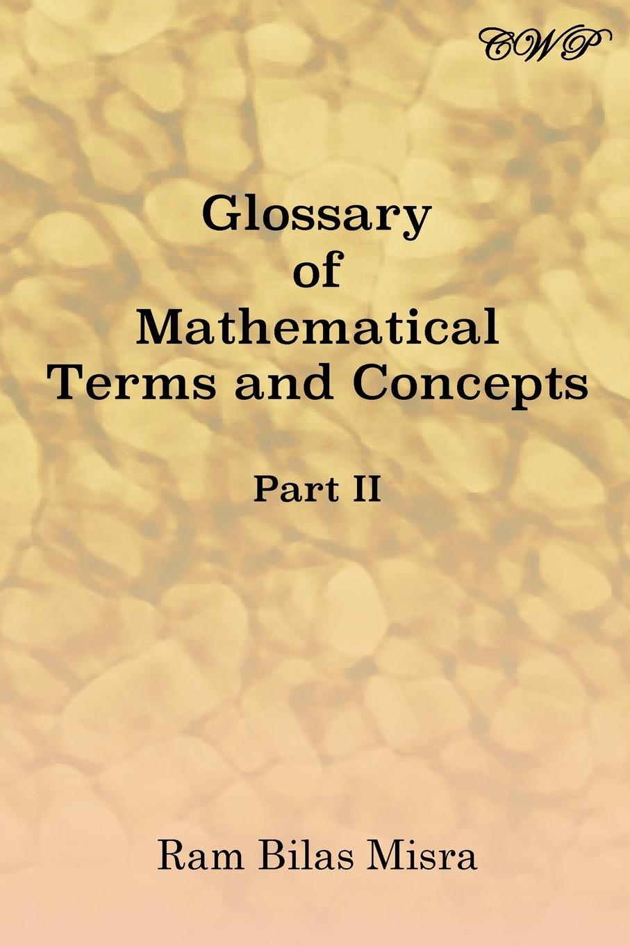 Vorderes Coverbild Glossary of Mathematical Terms and Concepts (Part II)
