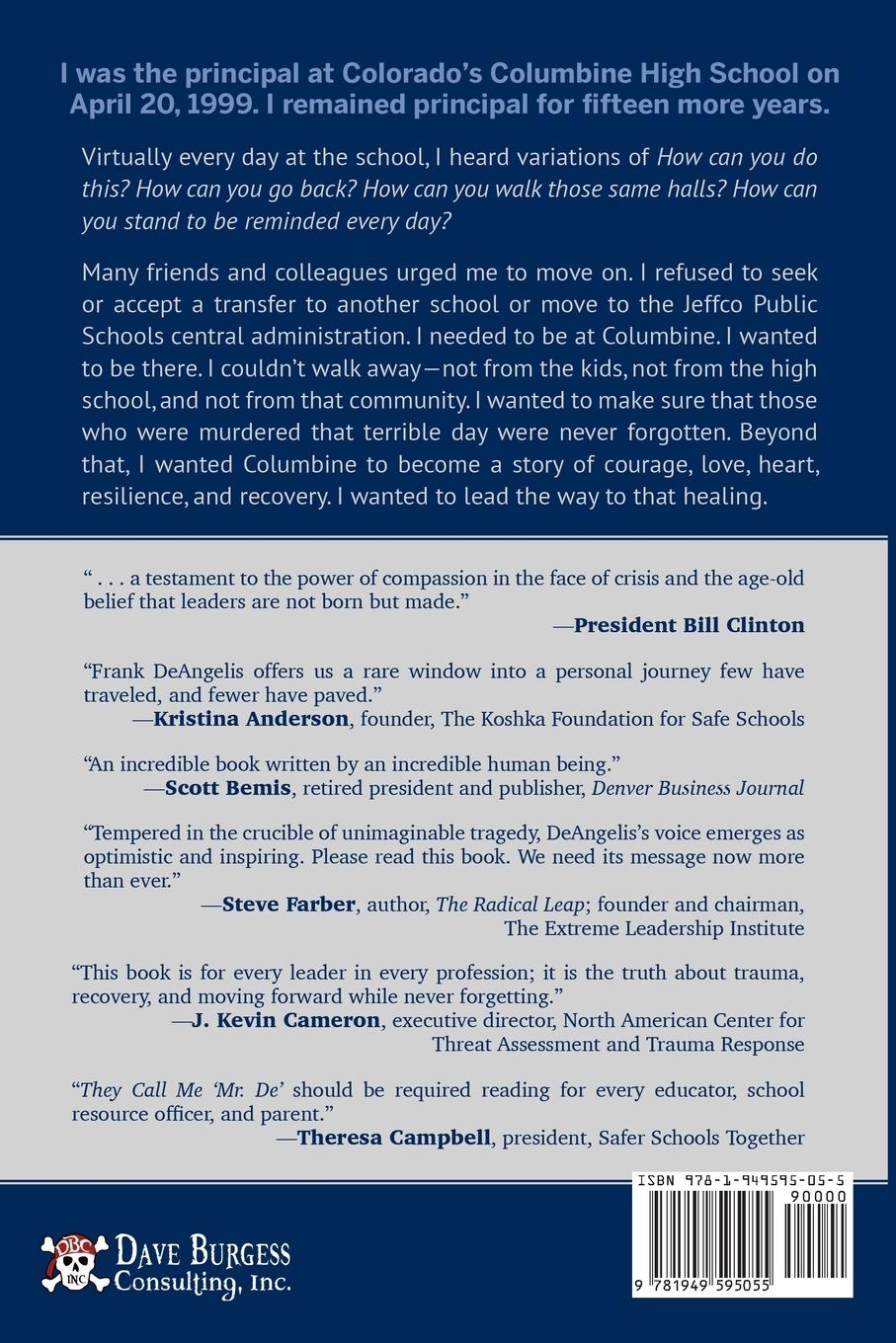 Rückseitencover They Call Me "Mr. De"