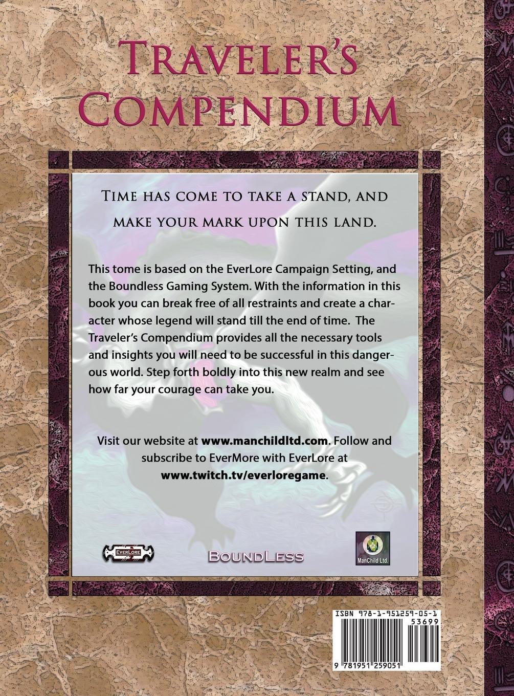 Rückseitencover Traveler's Compendium