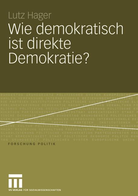 Vorderes Coverbild Wie demokratisch ist direkte Demokratie?