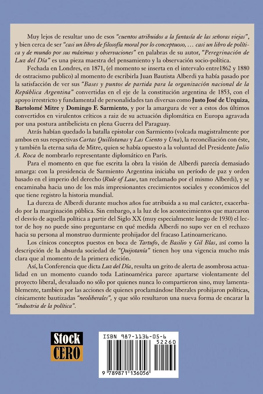 Rückseitencover Peregrinación de Luz del Día