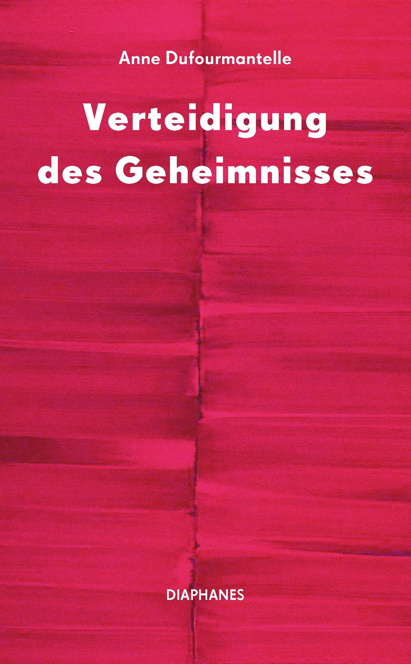 Vorderes Coverbild Verteidigung des Geheimnisses