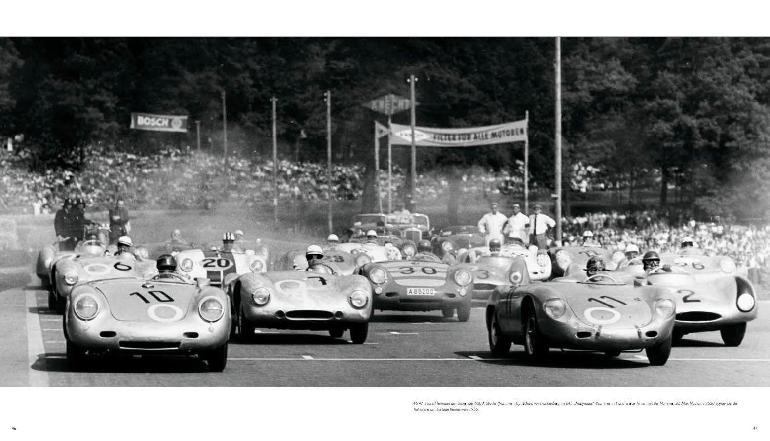 Beispielinhalt (Bild) Porsche. Der Bildband mit über 150 brillanten Aufnahmen. Frühe Design-Klassiker, 911er, 356er, Carrera, Turbo, Boxter, Macan, Cayenne u.v.m.