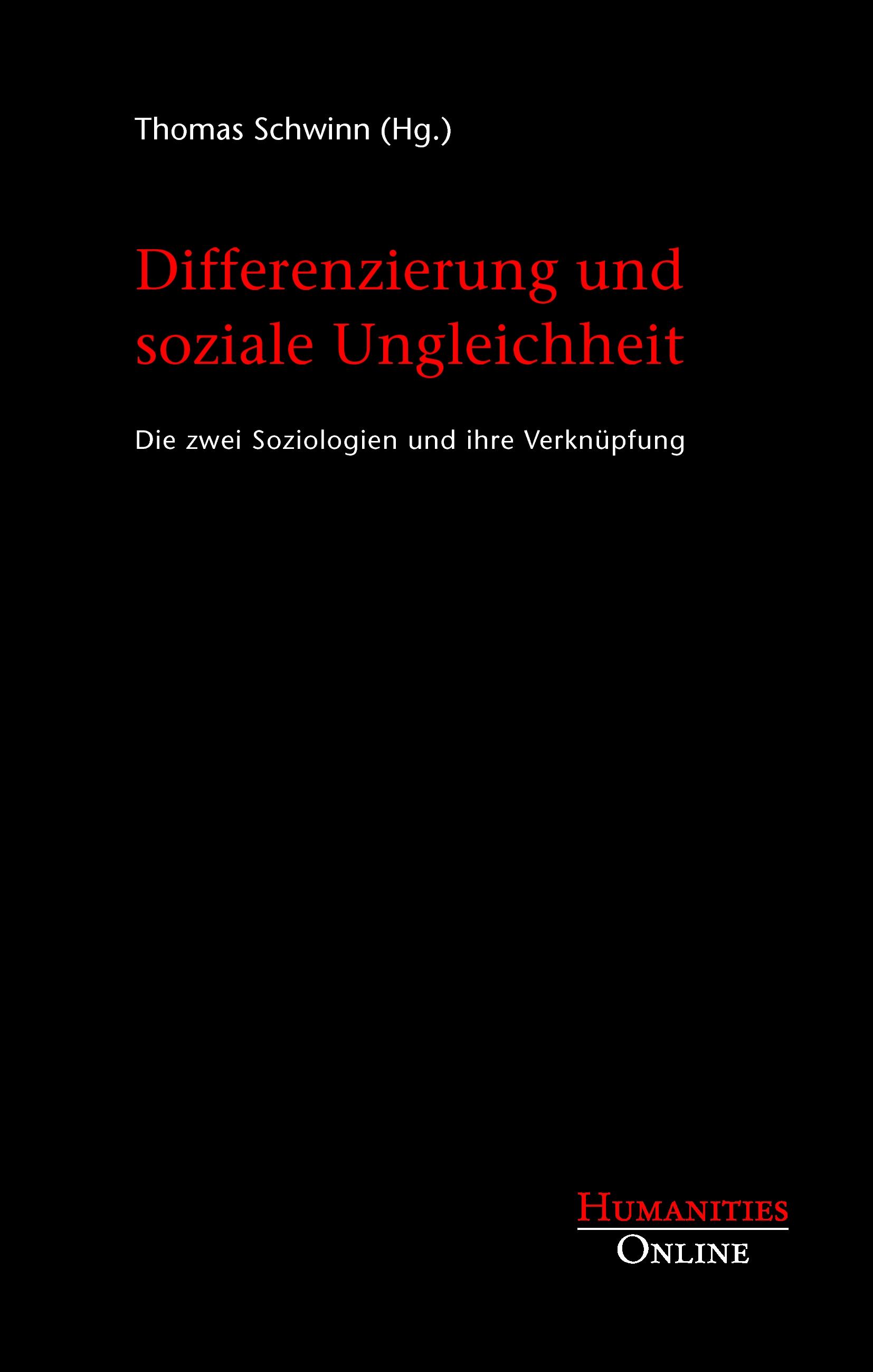 Vorderes Coverbild Differenzierung und soziale Ungleichheit