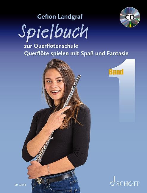 Vorderes Coverbild Spielbuch zur Querflötenschule