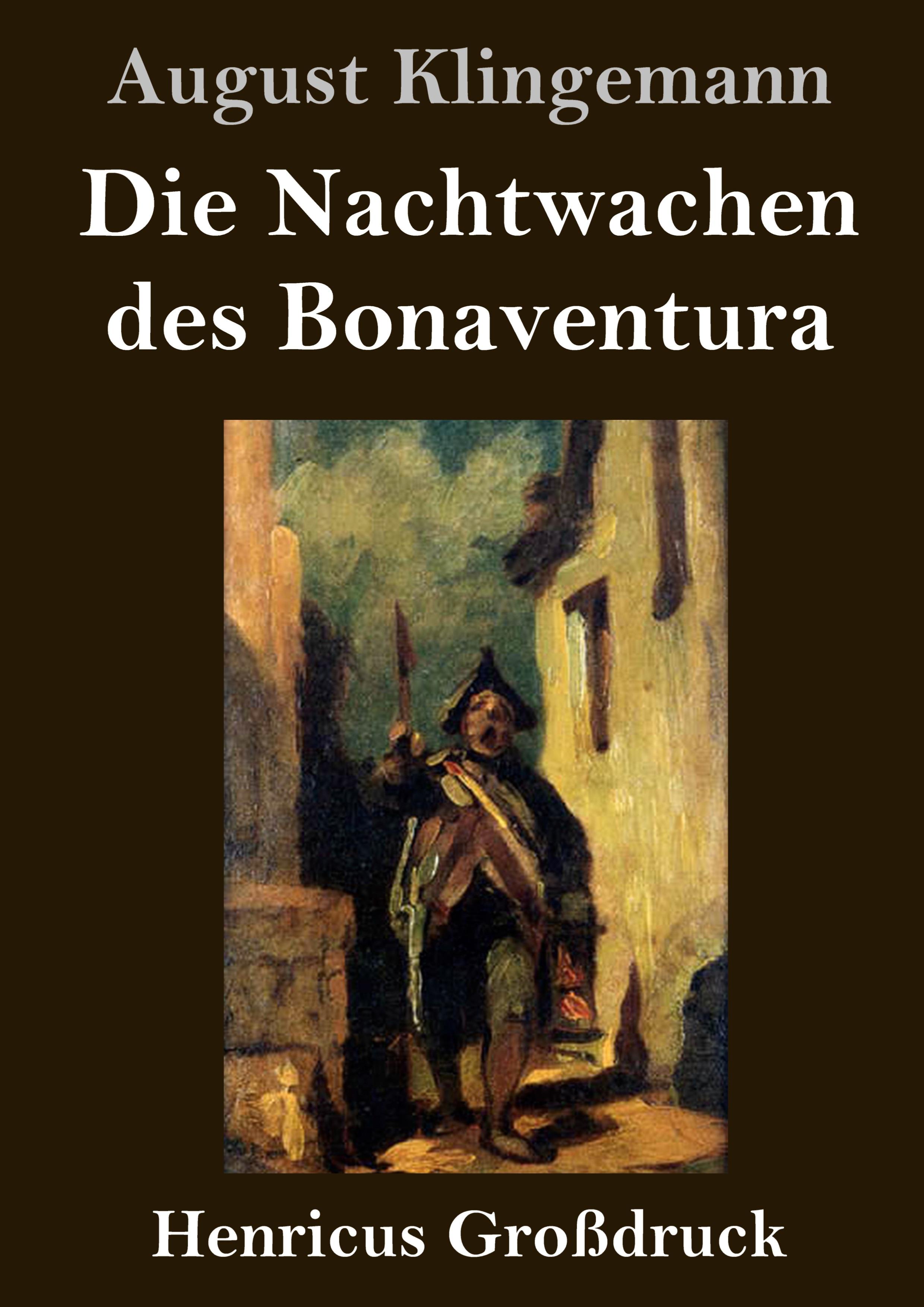 Vorderes Coverbild Die Nachtwachen des Bonaventura (Großdruck)