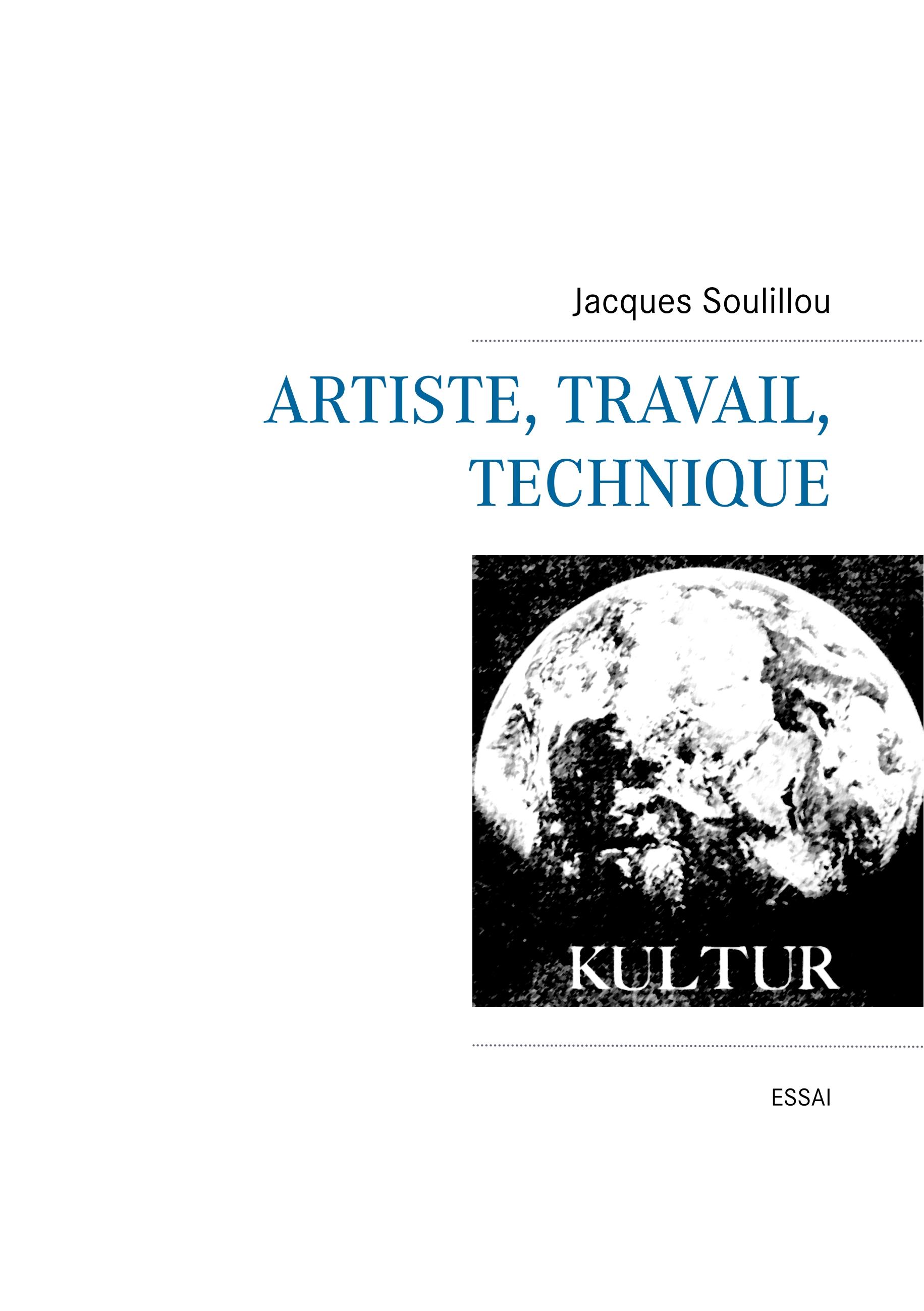 Vorderes Coverbild Artiste, travail, technique