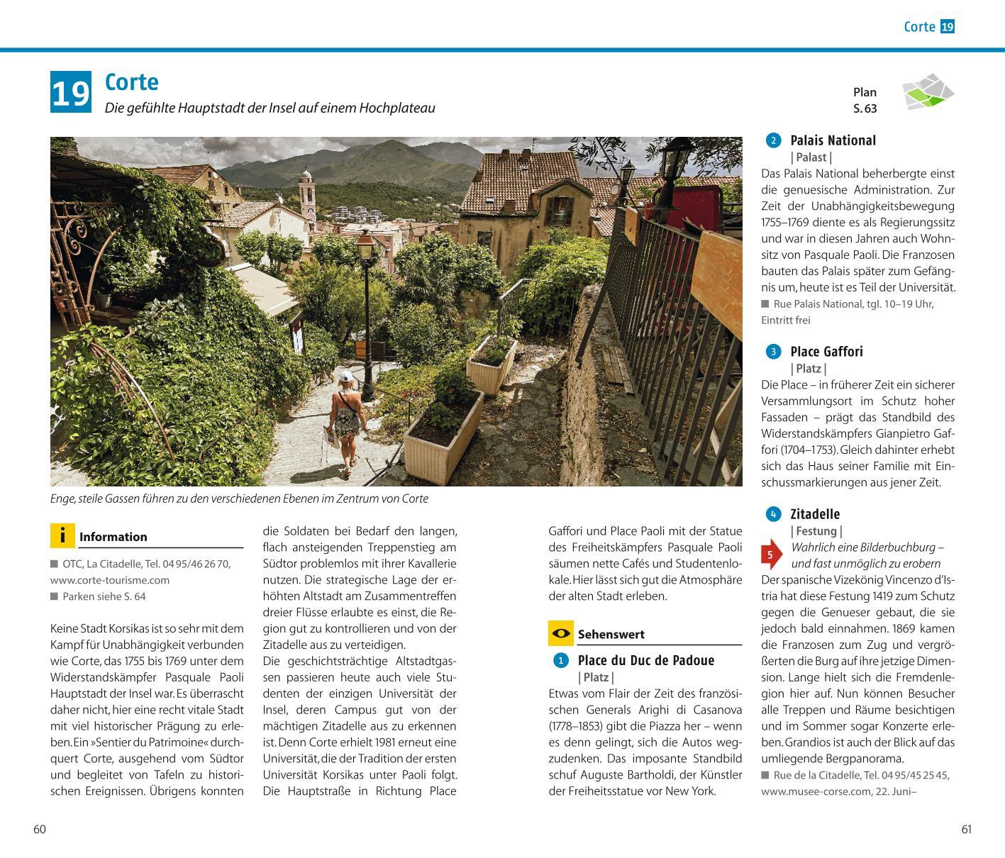 Beispielinhalt (Bild) ADAC Reiseführer Korsika